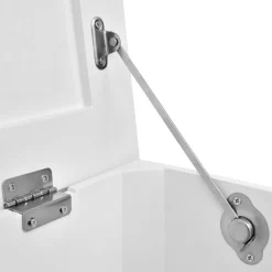 vidaXL Opbergkisten set wit 2 st