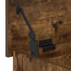 vidaXL Opbergkist Gerookt eiken 40 x 40 x 50 cm Bewerkt hout