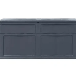 vidaXL Opbergkist 320 L zwart