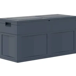 vidaXL Opbergkist 320 L zwart