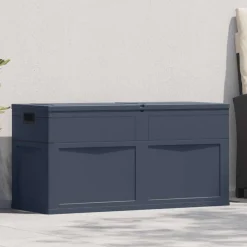 vidaXL Opbergkist 320 L zwart