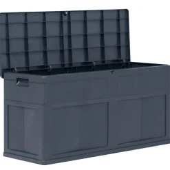 vidaXL Opbergkist 320 L zwart