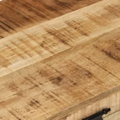 vidaXL Opbergkist massief ruw mangohout