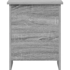 vidaXL Opbergkist met opslag Grijs Sonoma 40 x 40 x 50 cm Bewerkt hout