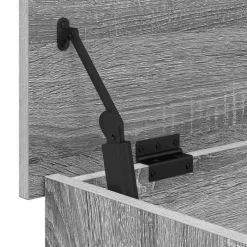 vidaXL Opbergkist met opslag Grijs Sonoma 40 x 40 x 50 cm Bewerkt hout