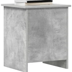 vidaXL Opbergkist met opslag Betongrijs 40 x 40 x 50 cm Bewerkt hout