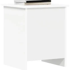 vidaXL Opbergkist met opslag Wit 40 x 40 x 50 cm Bewerkt hout