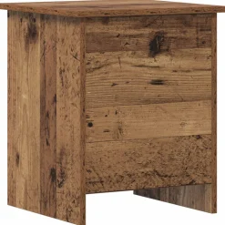 vidaXL Opbergkist met opslag Oud hout 40 x 40 x 50 cm Bewerkt hout