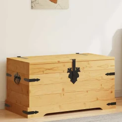 vidaXL Opbergkist Mexicaans grenenhout Corona-stijl 91x49,5x47 cm