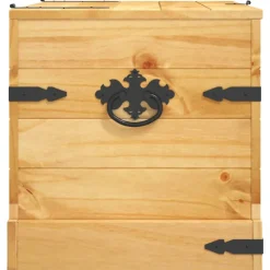 vidaXL Opbergkist Mexicaans grenenhout Corona-stijl 91x49,5x47 cm