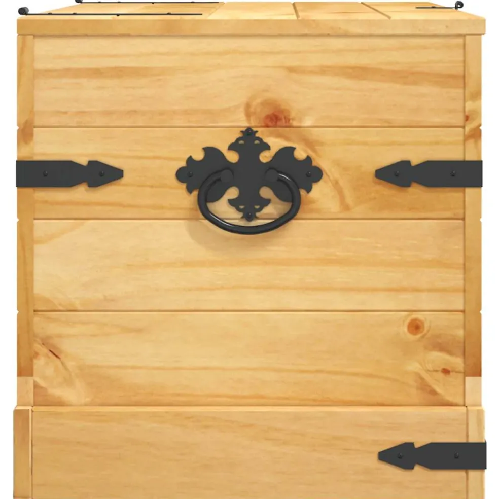 vidaXL Opbergkist Mexicaans grenenhout Corona-stijl 91x49,5x47 cm