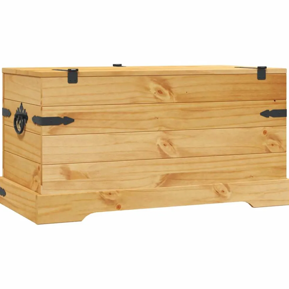 vidaXL Opbergkist Mexicaans grenenhout Corona-stijl 91x49,5x47 cm