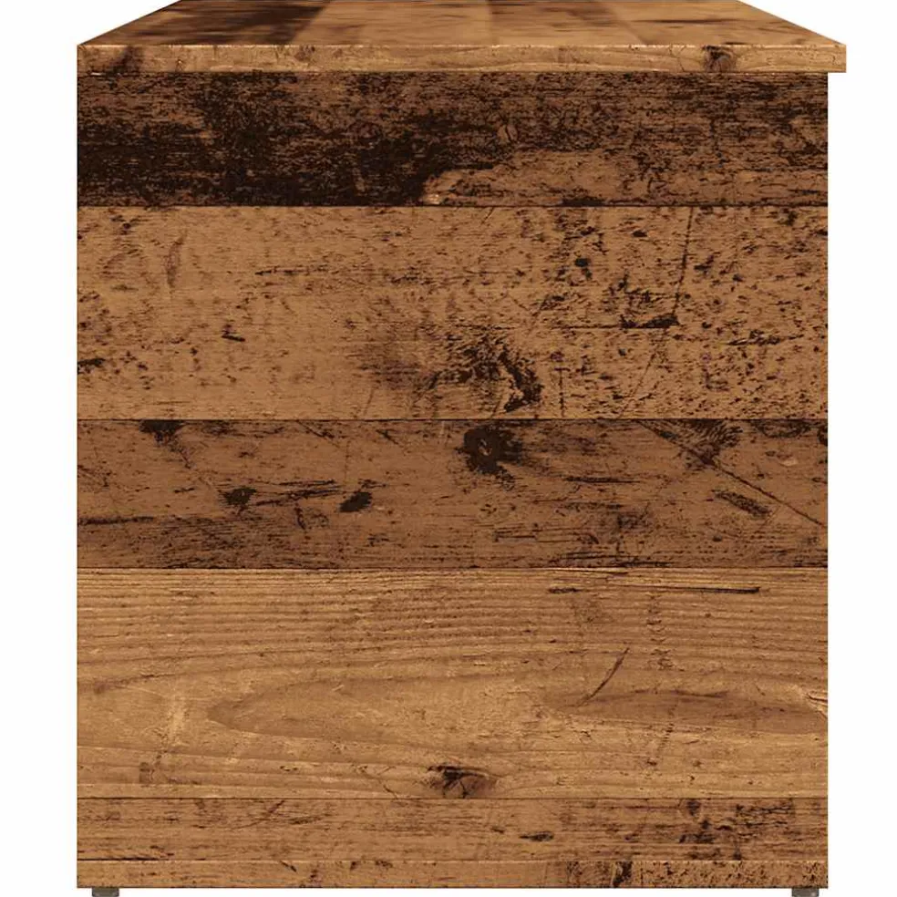 vidaXL Opbergkist 84x42x46 cm bewerkt hout oud houtkleurig
