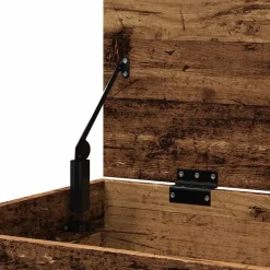 vidaXL Opbergkist 84x42x46 cm bewerkt hout oud houtkleurig