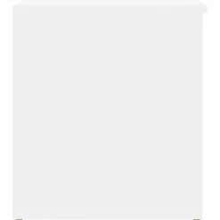 vidaXL Opbergkist 84x42x46 cm bewerkt hout wit