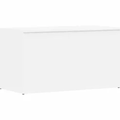 vidaXL Opbergkist 84x42x46 cm bewerkt hout wit