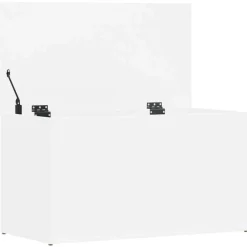 vidaXL Opbergkist 84x42x46 cm bewerkt hout wit
