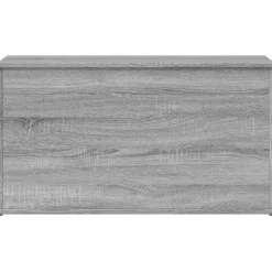 vidaXL Opbergkist 84x42x46 cm bewerkt hout grijs sonoma eikenkleurig