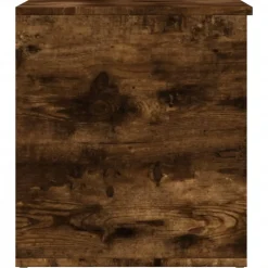 vidaXL Opbergkist 84x42x46 cm bewerkt hout gerookt eikenkleurig