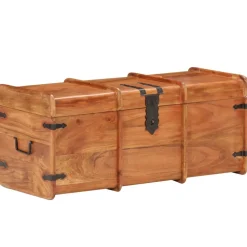 vidaXL Opbergkist 90x40x40 cm massief acaciahout