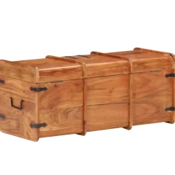 vidaXL Opbergkist 90x40x40 cm massief acaciahout