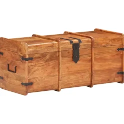 vidaXL Opbergkist 90x40x40 cm massief acaciahout