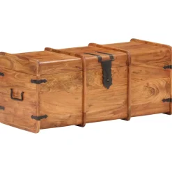 vidaXL Opbergkist 90x40x40 cm massief acaciahout