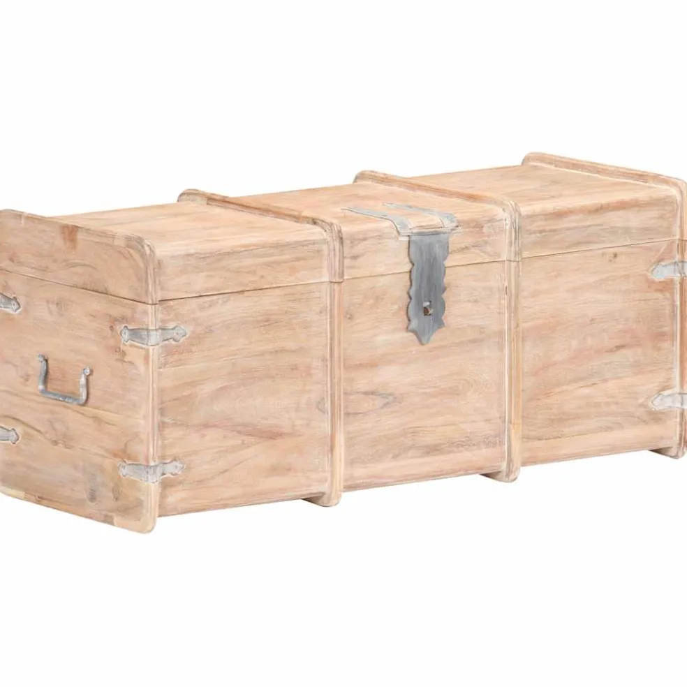 vidaXL Opbergkist 90x40x40 cm massief acaciahout