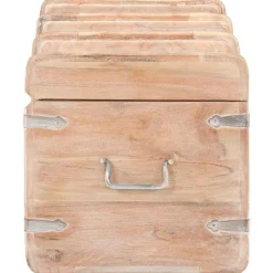 vidaXL Opbergkist 90x40x40 cm massief acaciahout