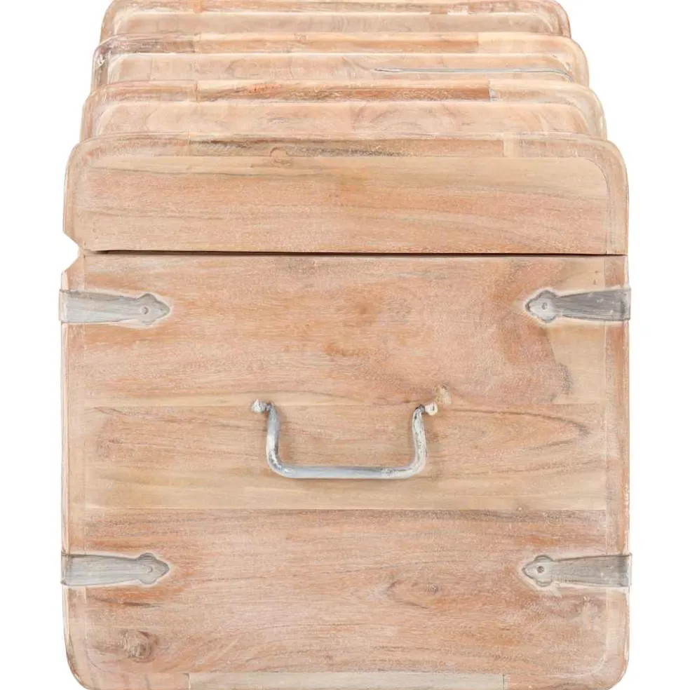 vidaXL Opbergkist 90x40x40 cm massief acaciahout