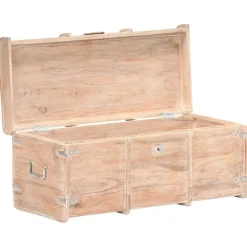 vidaXL Opbergkist 90x40x40 cm massief acaciahout