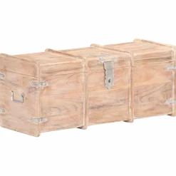 vidaXL Opbergkist 90x40x40 cm massief acaciahout