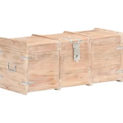 vidaXL Opbergkist 90x40x40 cm massief acaciahout