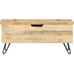vidaXL Opbergkist 90x40x45 cm massief mangohout