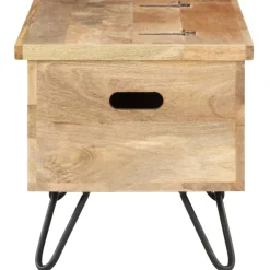 vidaXL Opbergkist 90x40x45 cm massief mangohout