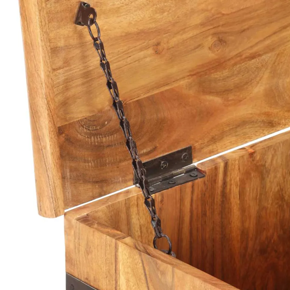 vidaXL Opbergkist 90x40x40 cm massief acaciahout