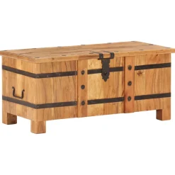 vidaXL Opbergkist 90x40x40 cm massief acaciahout
