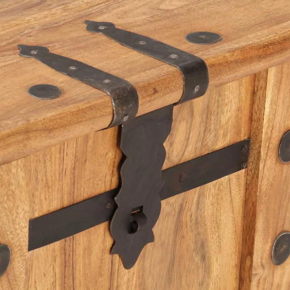 vidaXL Opbergkist 90x40x40 cm massief acaciahout