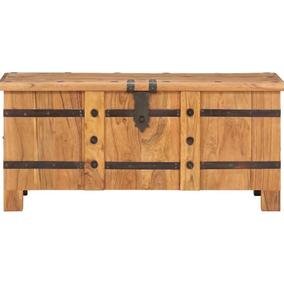 vidaXL Opbergkist 90x40x40 cm massief acaciahout