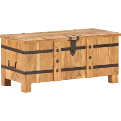 vidaXL Opbergkist 90x40x40 cm massief acaciahout