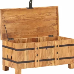 vidaXL Opbergkist 90x40x40 cm massief acaciahout
