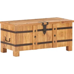 vidaXL Opbergkist 90x40x40 cm massief acaciahout