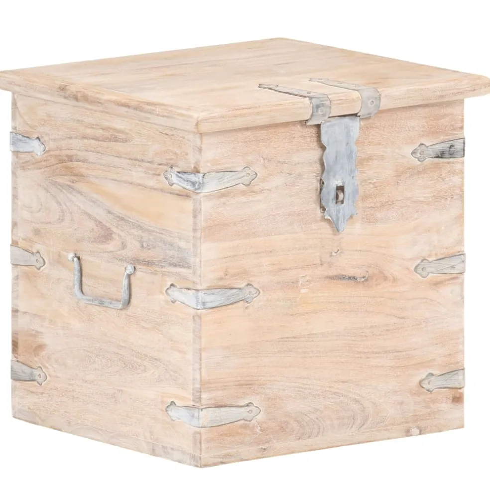 vidaXL Opbergkist 40x40x40 cm massief acaciahout