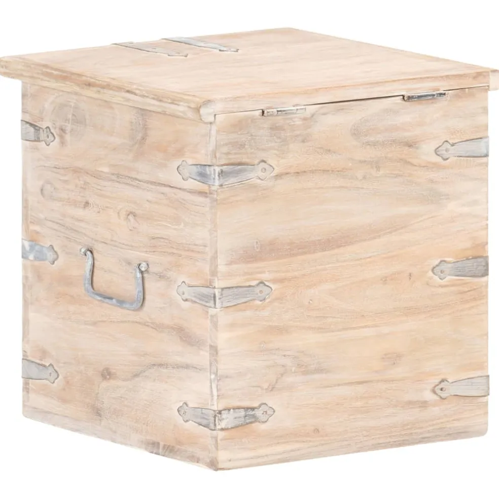 vidaXL Opbergkist 40x40x40 cm massief acaciahout