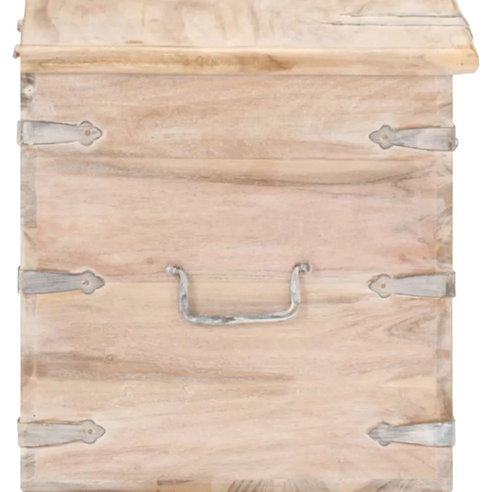 vidaXL Opbergkist 40x40x40 cm massief acaciahout