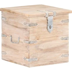 vidaXL Opbergkist 40x40x40 cm massief acaciahout