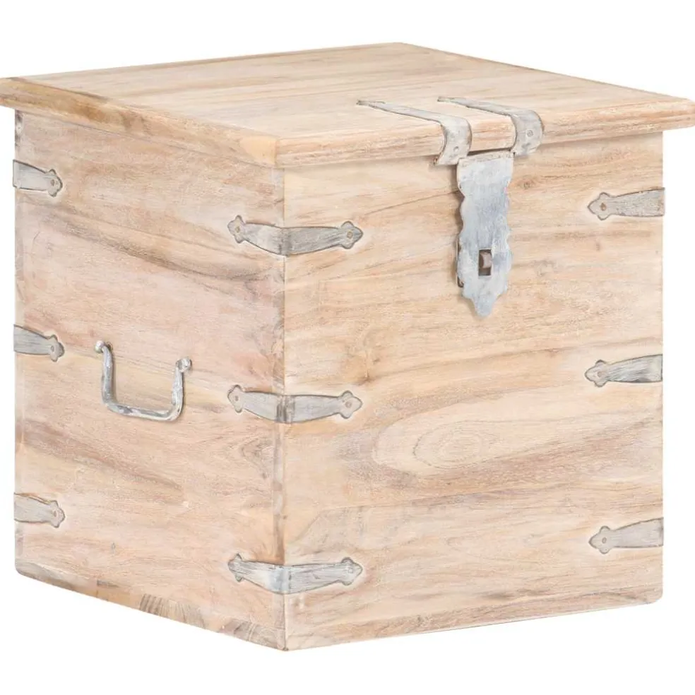 vidaXL Opbergkist 40x40x40 cm massief acaciahout