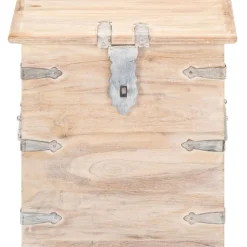 vidaXL Opbergkist 40x40x40 cm massief acaciahout