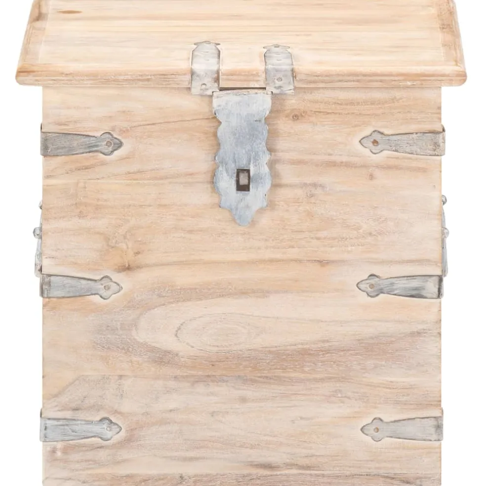 vidaXL Opbergkist 40x40x40 cm massief acaciahout