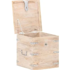 vidaXL Opbergkist 40x40x40 cm massief acaciahout
